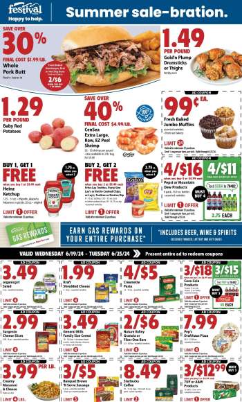 Festival Foods Flyer - 06/19/2024 - 06/25/2024.