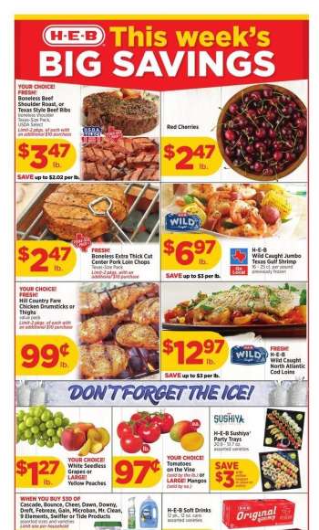 H-E-B Flyer - 06/19/2024 - 06/25/2024.