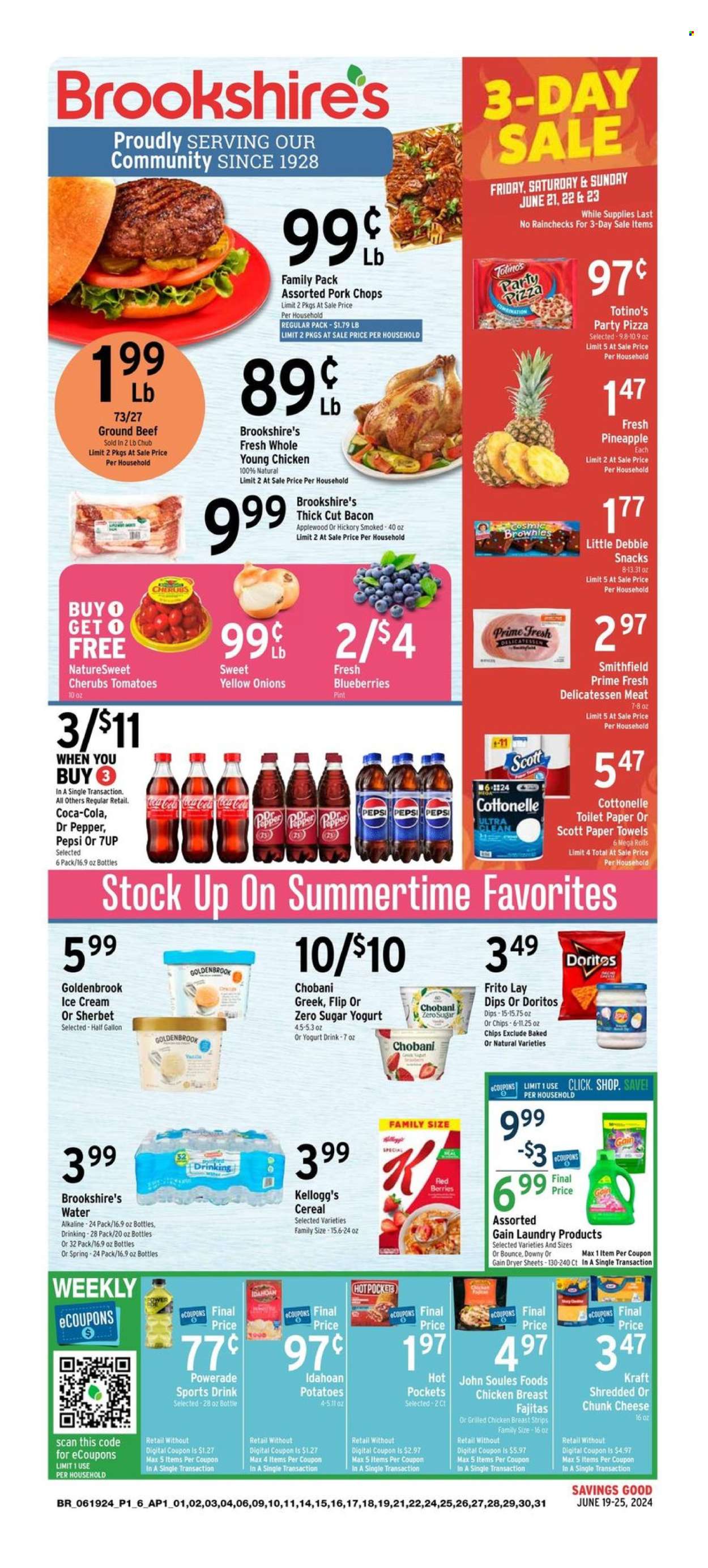 Brookshires ad - 06/19/2024 - 06/25/2024. Page 1