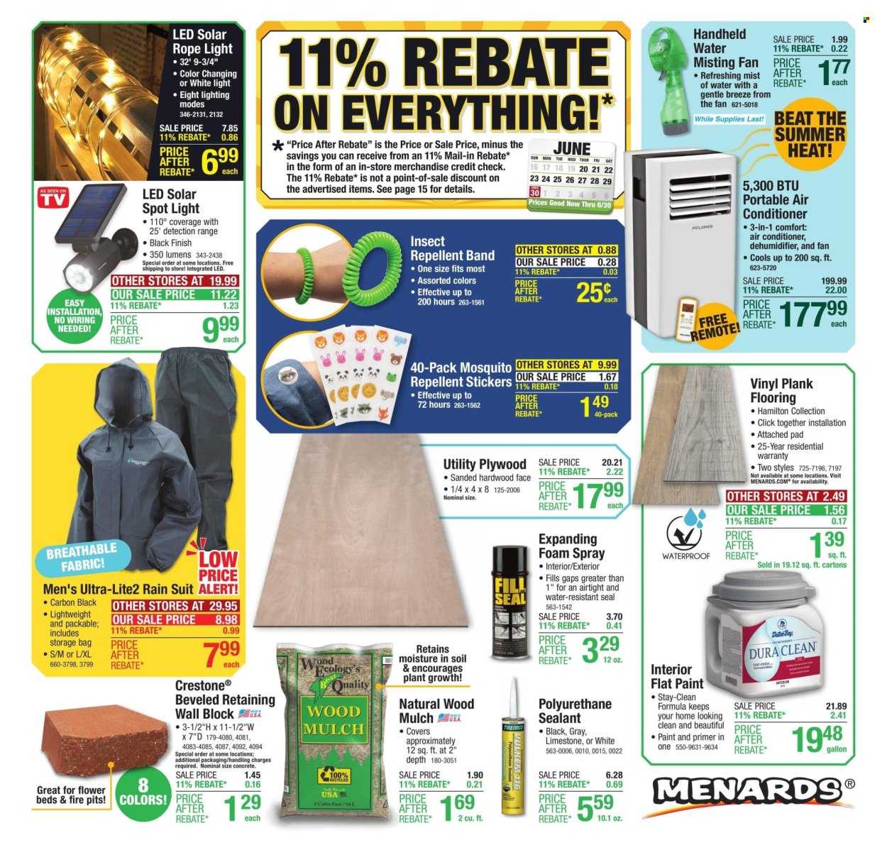 Menards ad - 06/20/2024 - 06/30/2024. Page 1