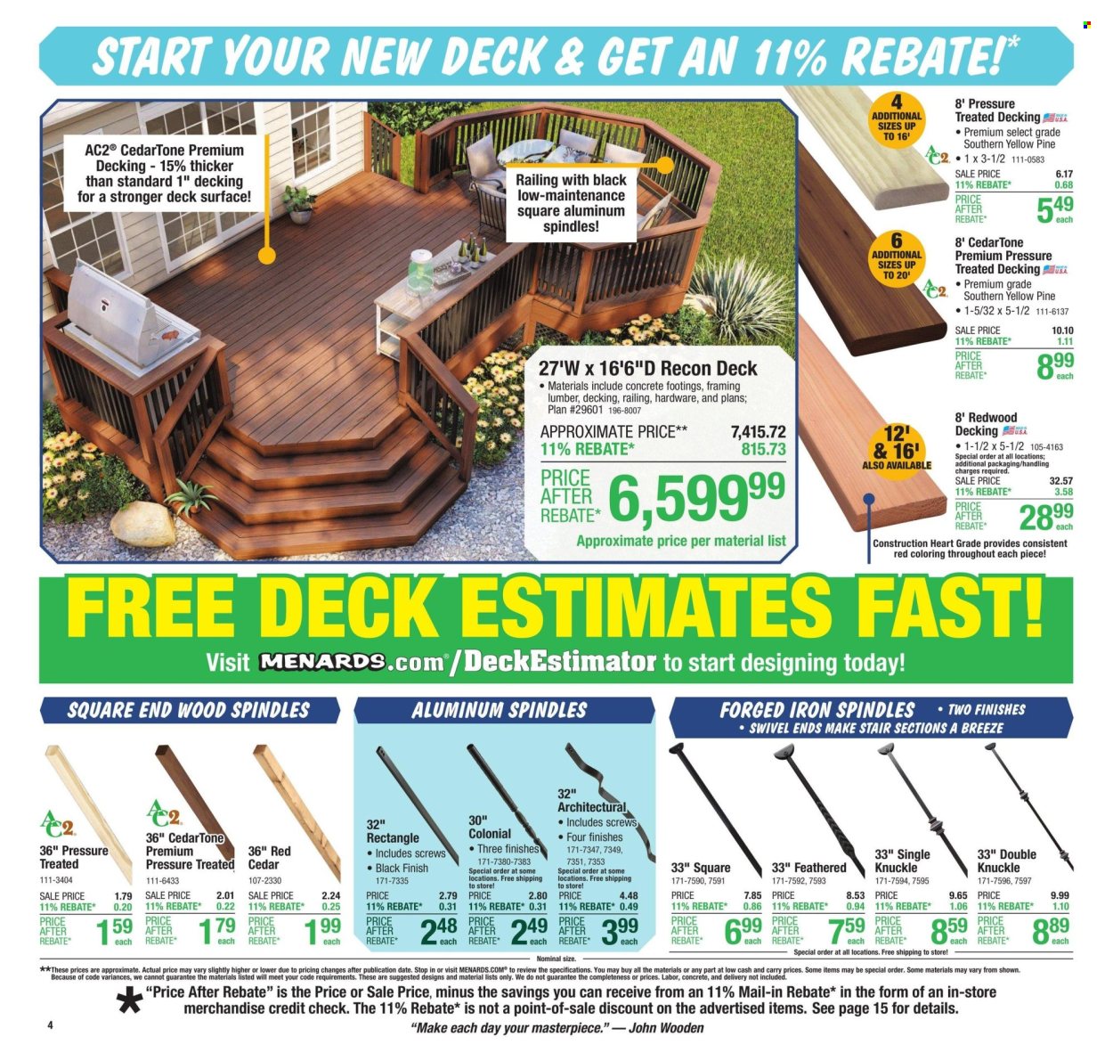 Menards ad - 06/20/2024 - 06/30/2024. Page 4
