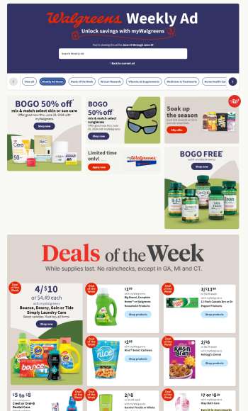 Walgreens Flyer - 06/23/2024 - 06/29/2024.