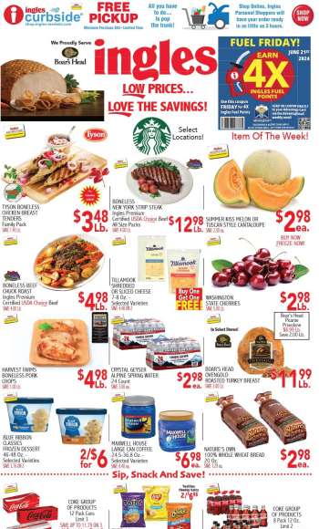 Ingles Flyer - 06/19/2024 - 06/25/2024.