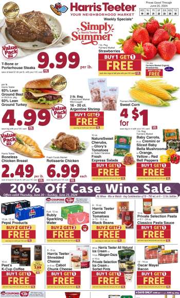 Harris Teeter Flyer - 06/19/2024 - 06/25/2024.