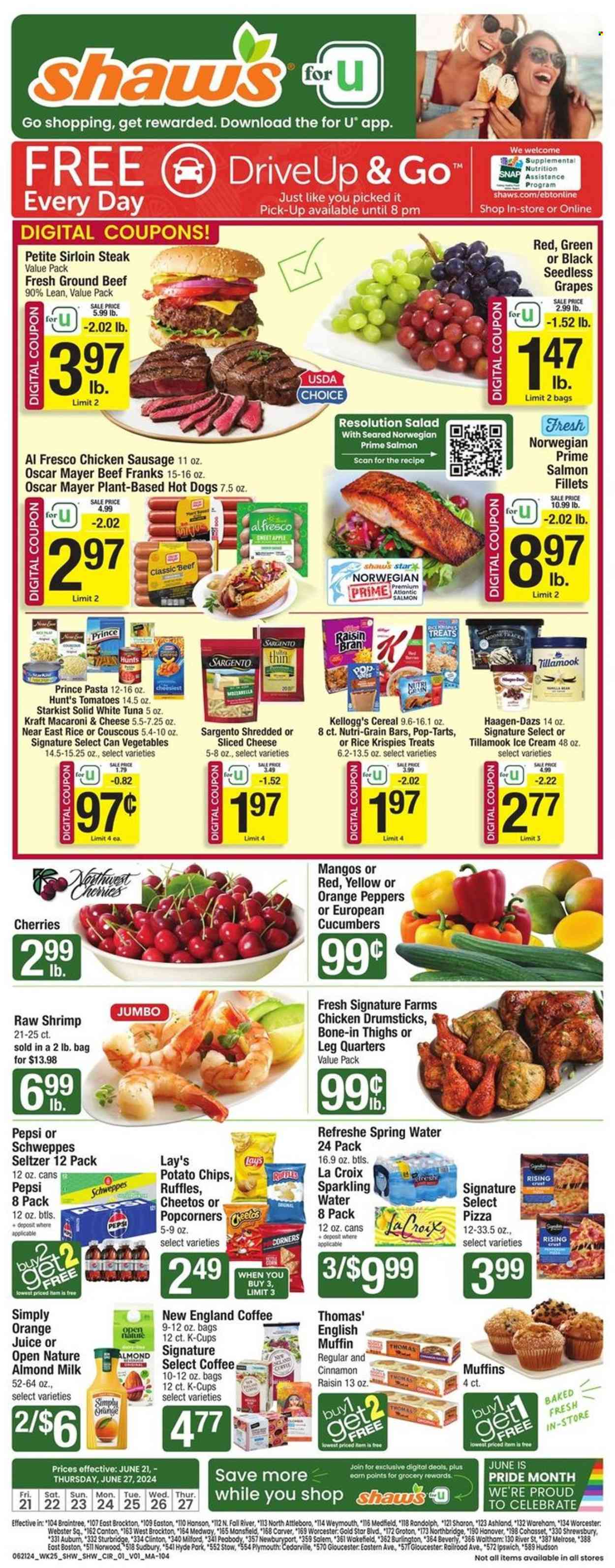 Shaw’s ad - 06/21/2024 - 06/27/2024. Page 1