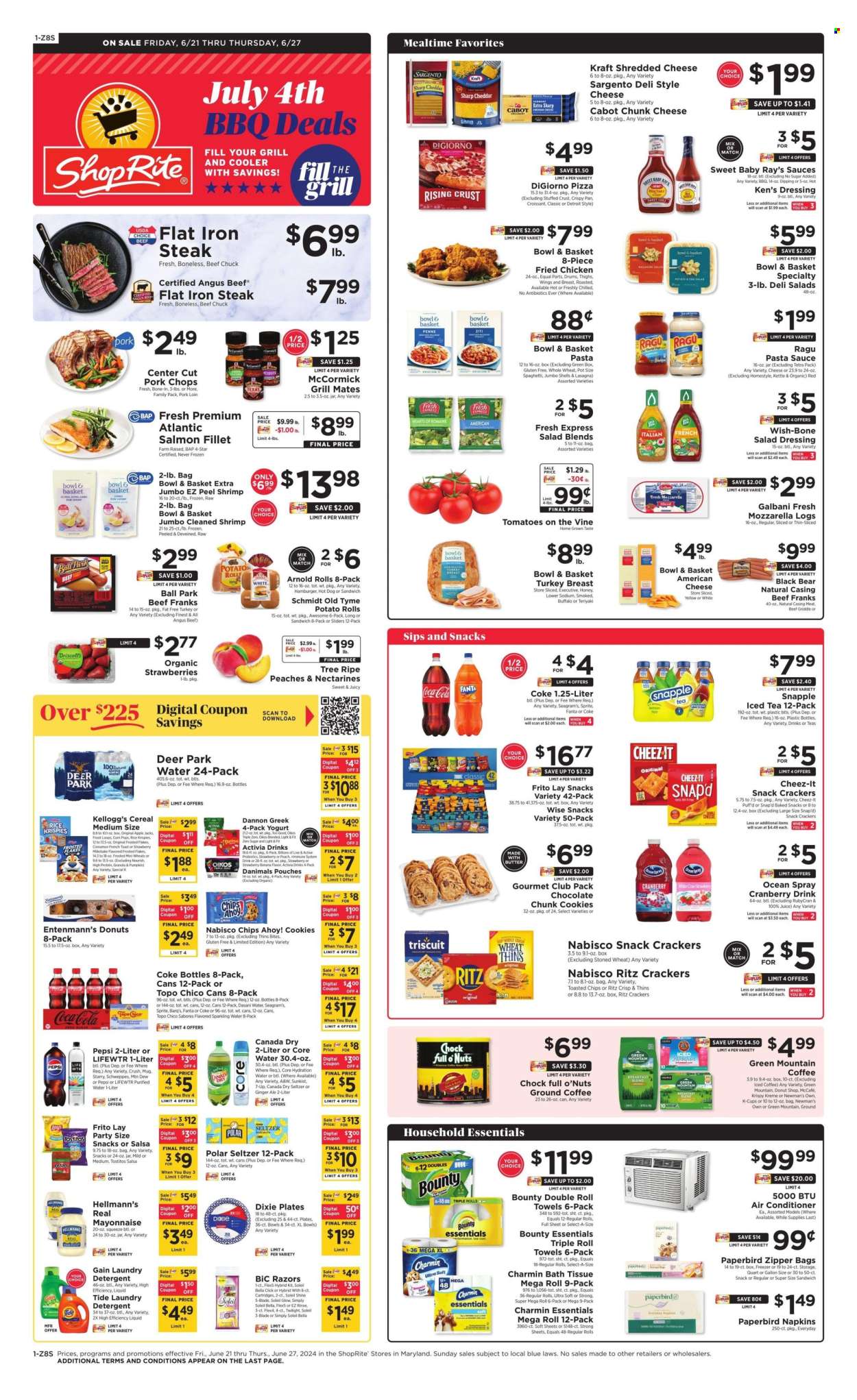 ShopRite ad - 06/21/2024 - 06/27/2024. Page 1