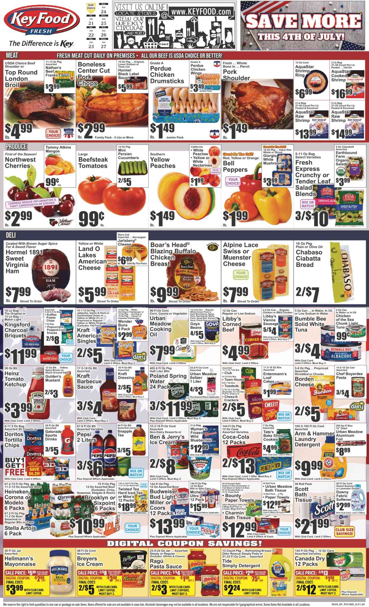 Key Food ad - 06/21/2024 - 06/27/2024. Page 1
