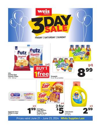 Weis Flyer - 06/21/2024 - 06/23/2024.