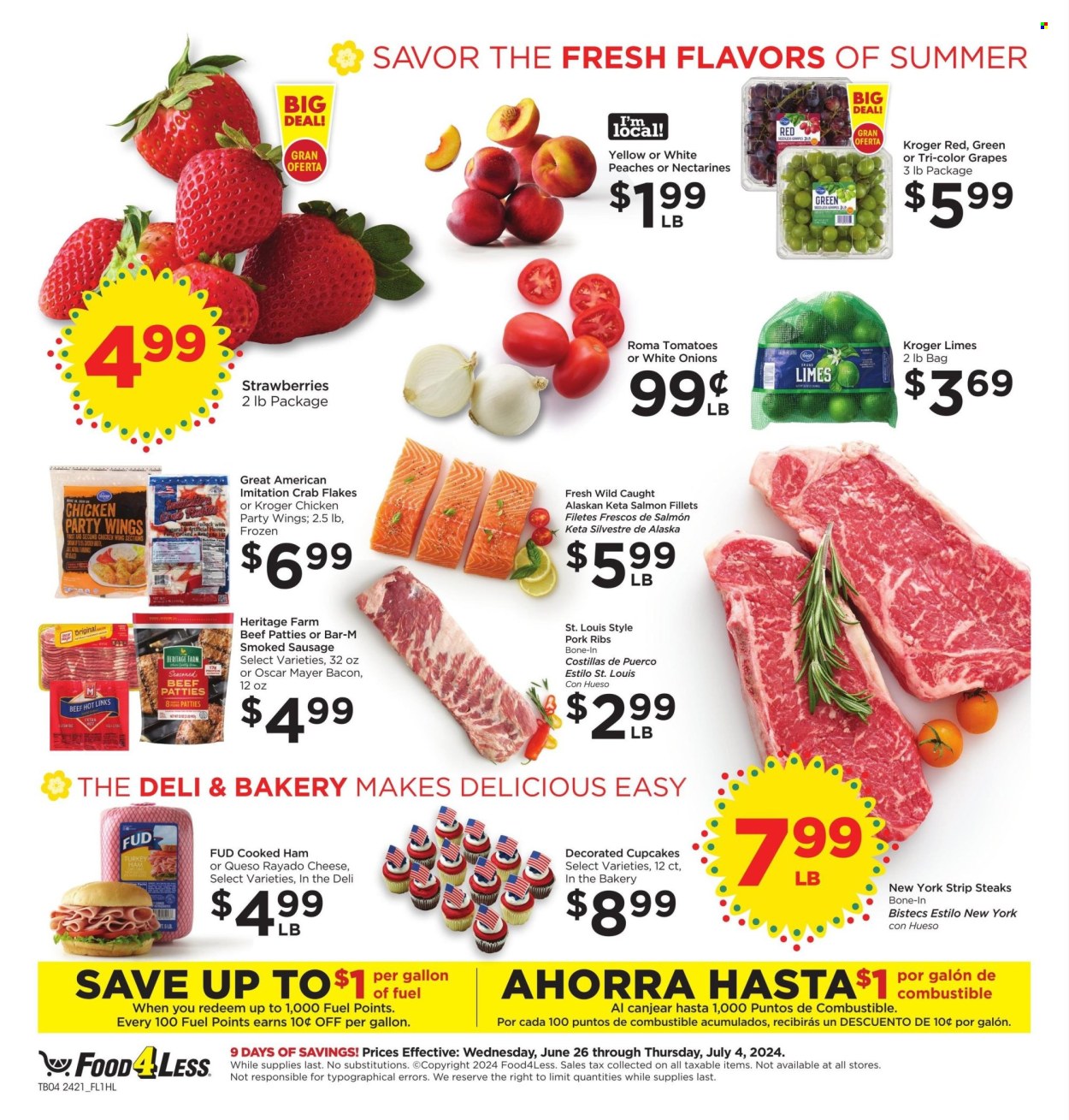 Food 4 Less ad - 06/26/2024 - 07/04/2024. Page 4