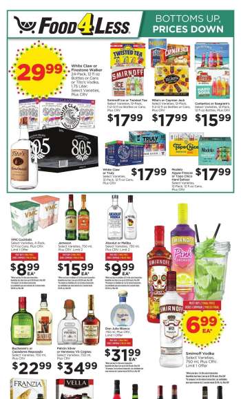 Food 4 Less Flyer - 06/26/2024 - 07/04/2024.