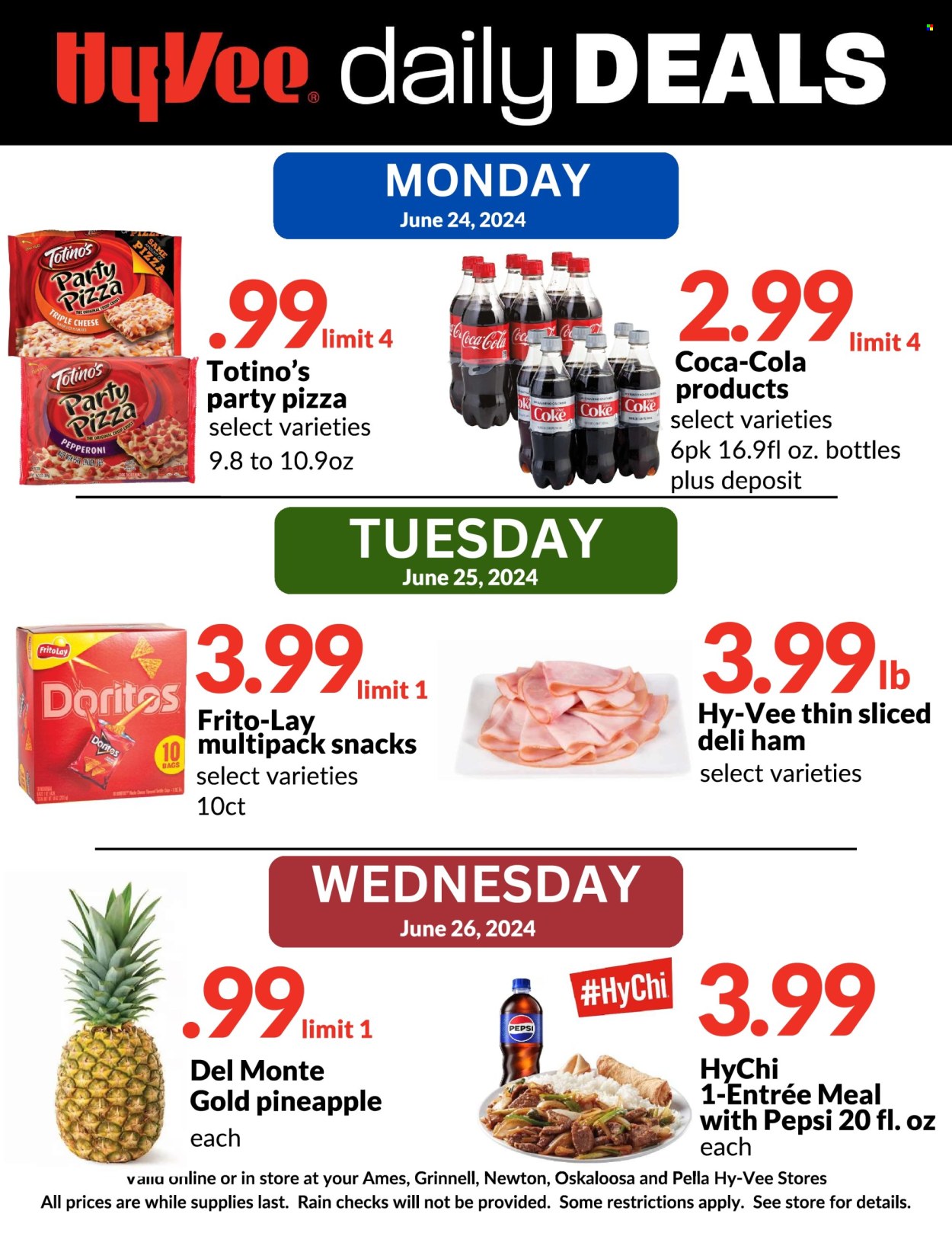 Hy-Vee ad - 06/24/2024 - 06/26/2024. Page 1