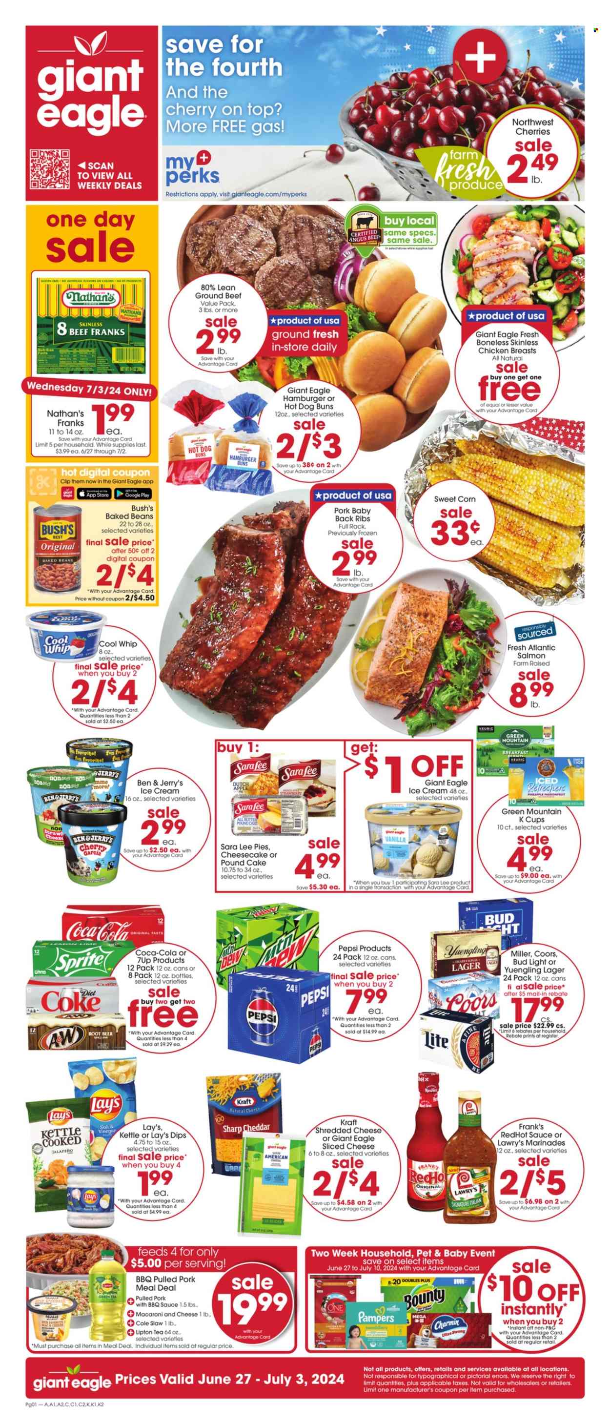 Giant Eagle ad - 06/27/2024 - 07/03/2024. Page 1