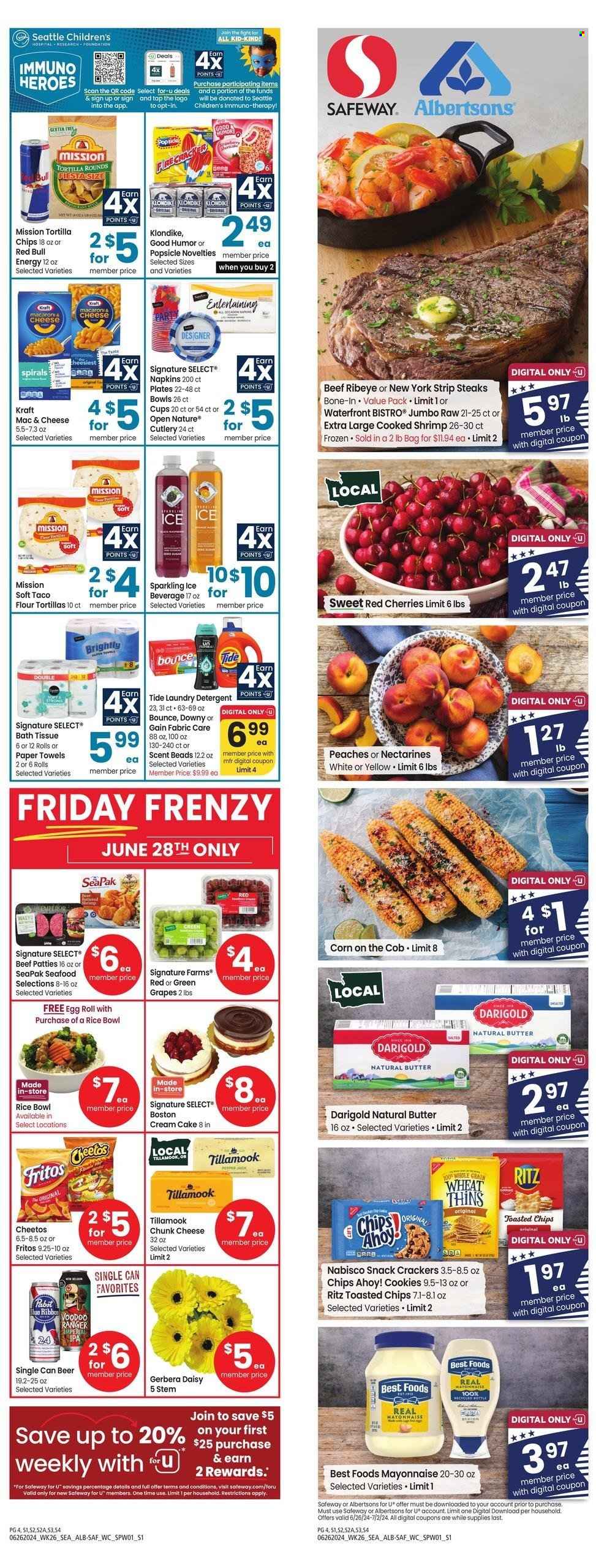 Albertsons ad - 06/26/2024 - 07/02/2024. Page 1