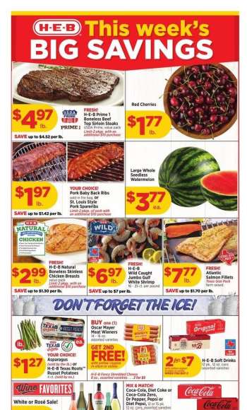 H-E-B Flyer - 06/26/2024 - 07/02/2024.