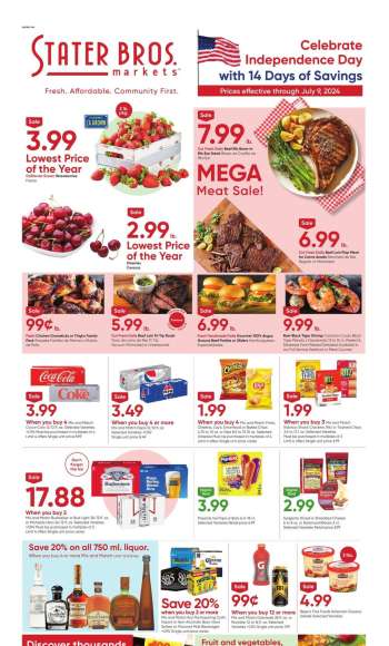 Stater Bros. Flyer - 06/26/2024 - 07/09/2024.