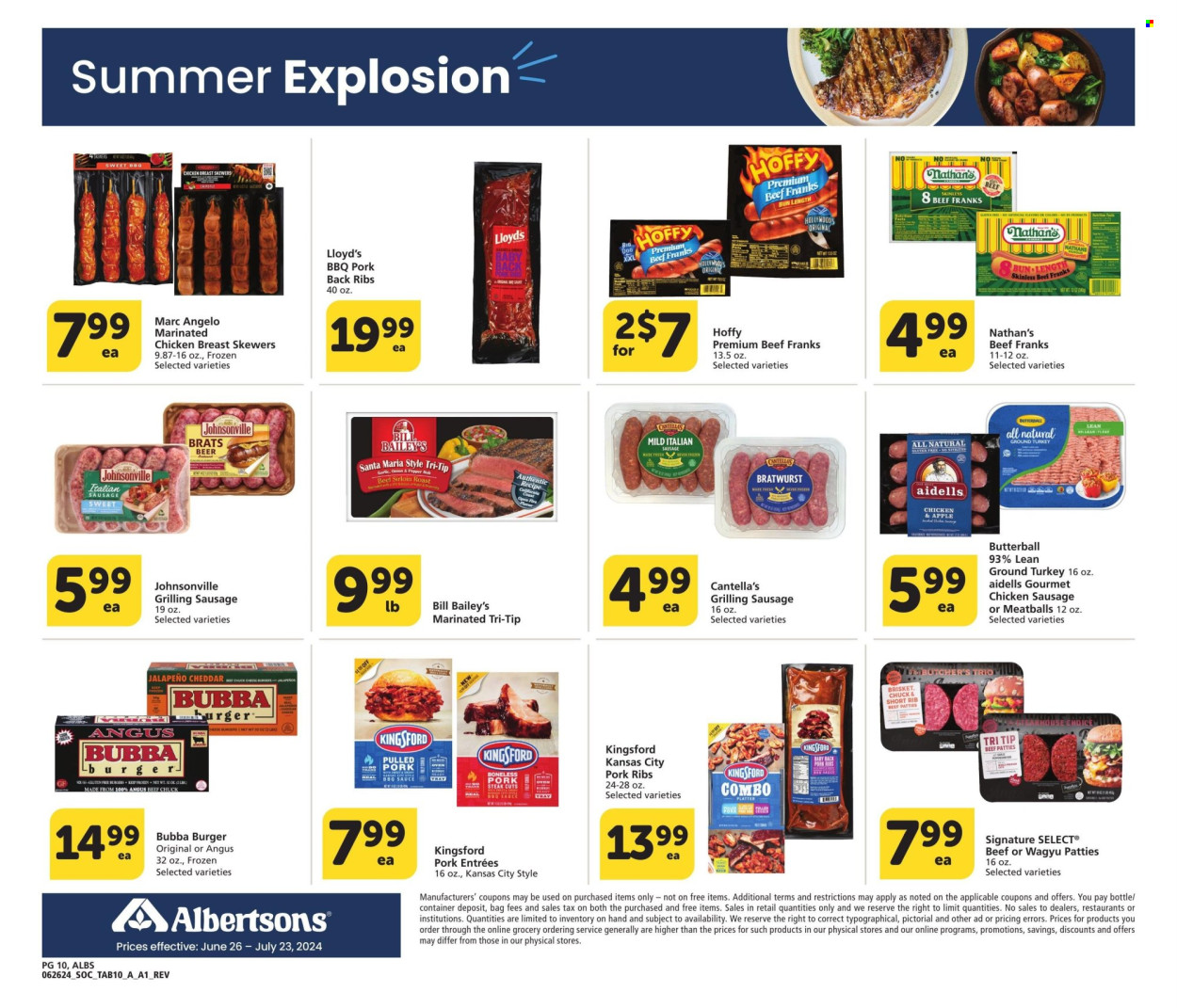 Albertsons ad - 06/26/2024 - 07/23/2024. Page 10
