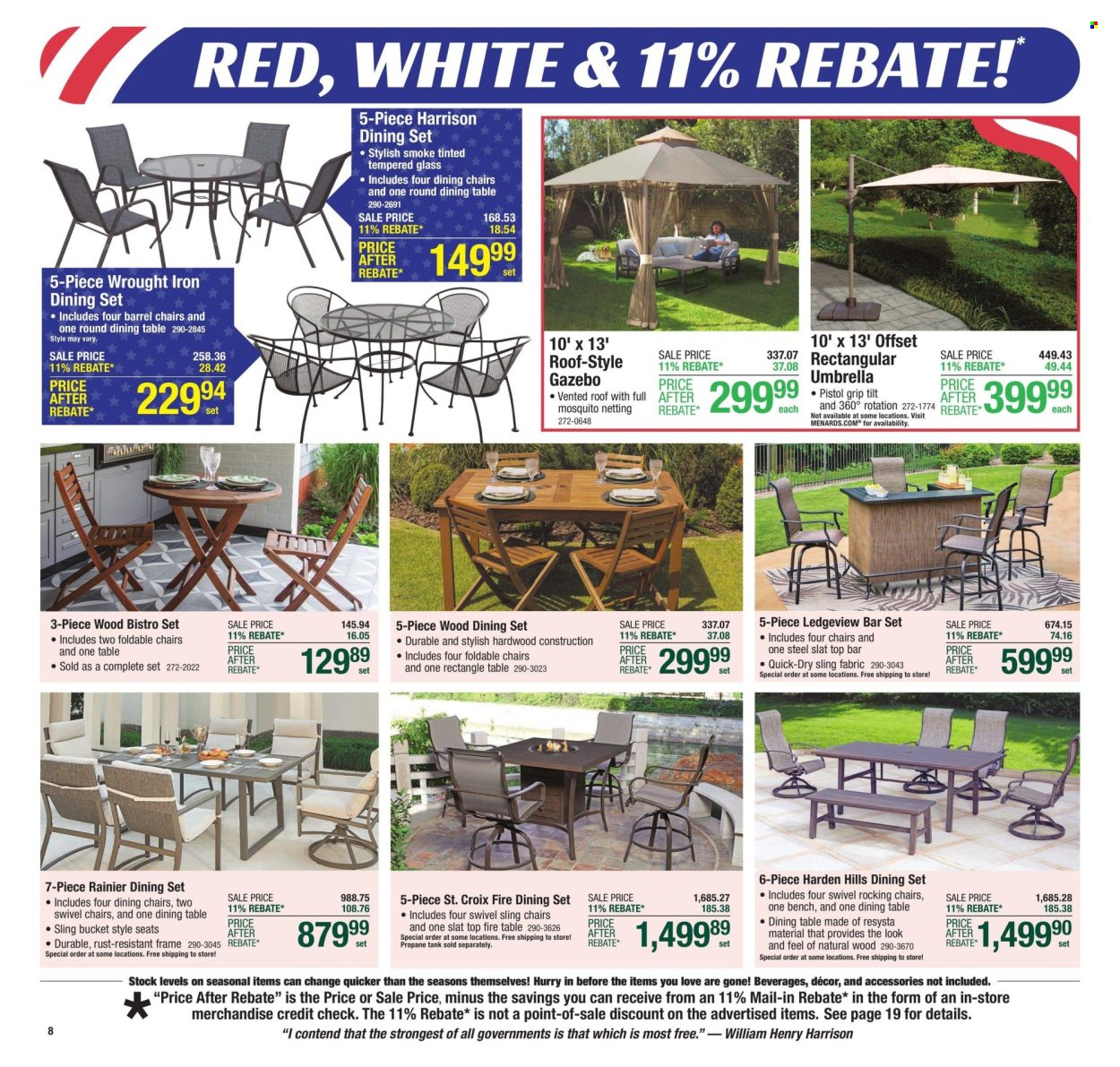 Menards ad - 06/27/2024 - 07/07/2024. Page 12