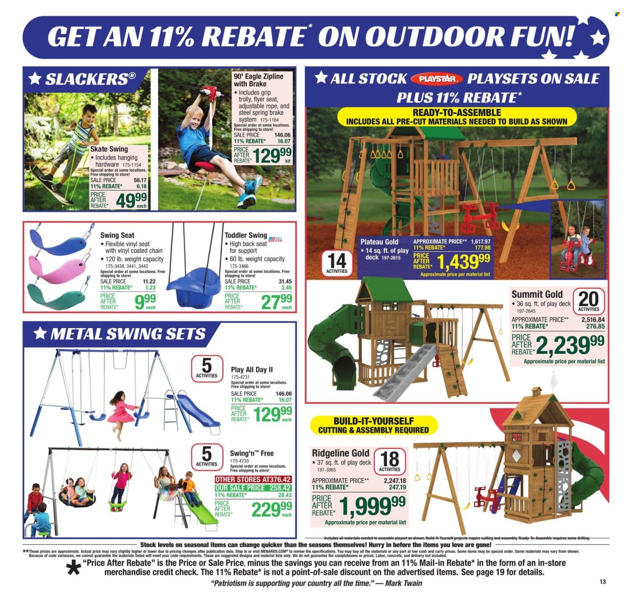 Menards ad - 06/27/2024 - 07/07/2024. Page 17