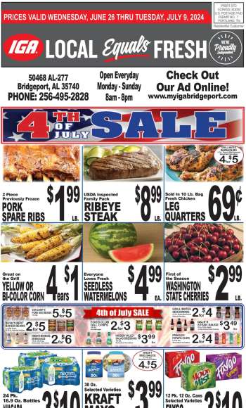 IGA Flyer - 06/26/2024 - 07/02/2024.