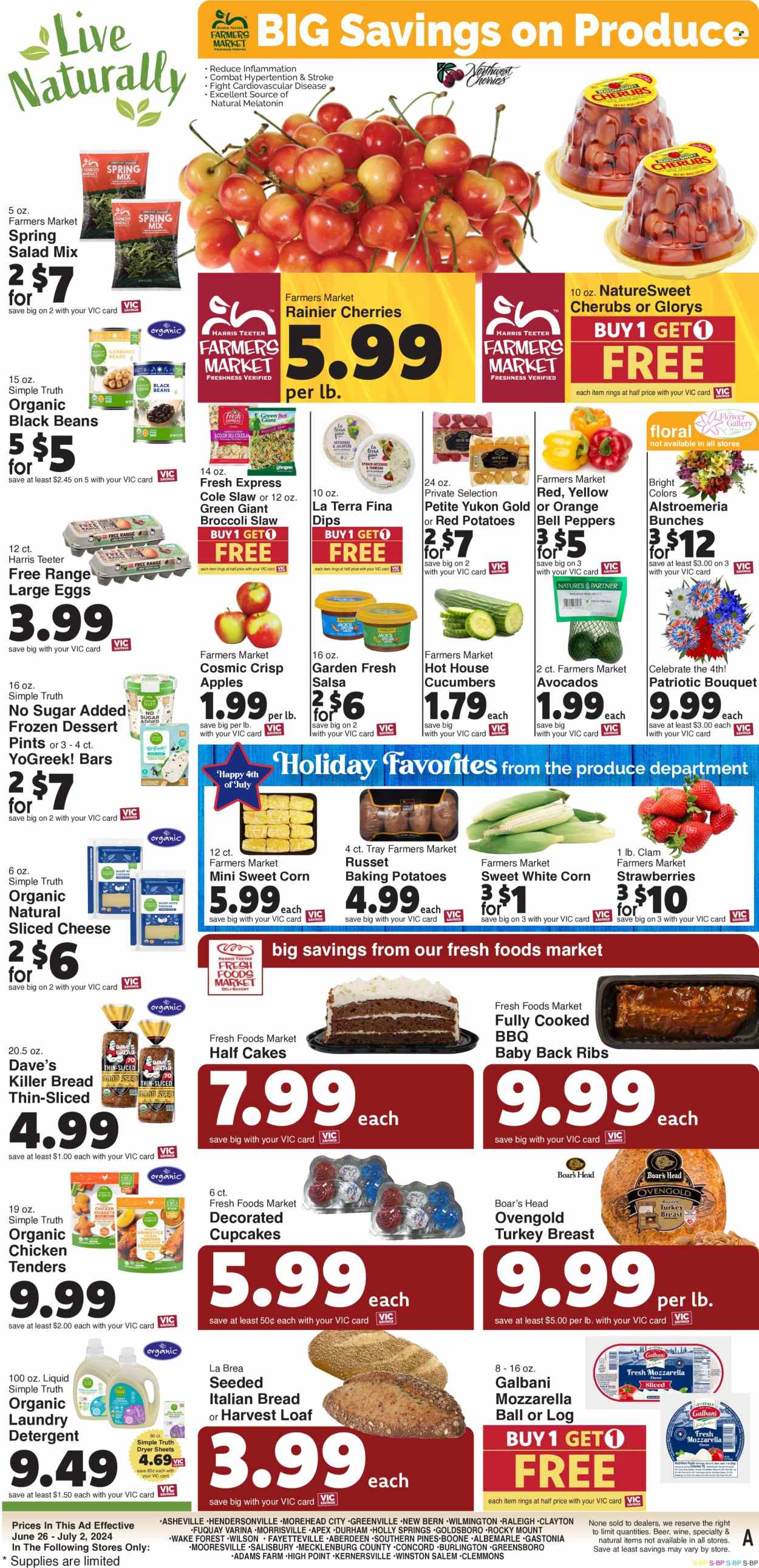 Harris Teeter ad - 06/26/2024 - 07/02/2024. Page 8