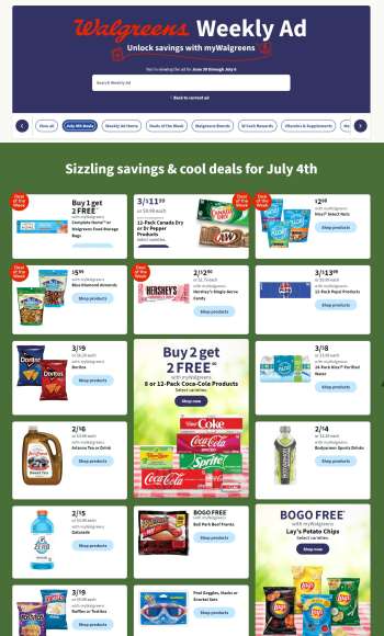 Walgreens Flyer - 06/30/2024 - 07/06/2024.
