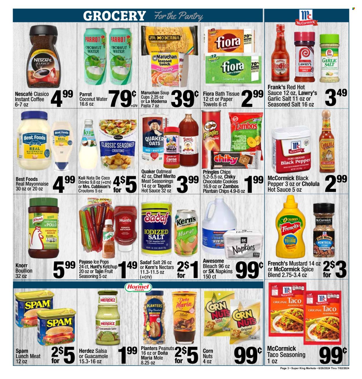 Super King Markets ad - 06/26/2024 - 07/02/2024. Page 3