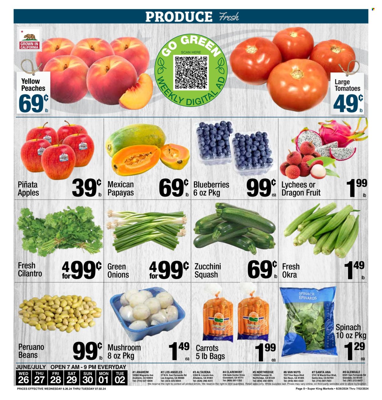 Super King Markets ad - 06/26/2024 - 07/02/2024. Page 8