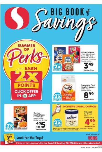 Vons Flyer - 06/26/2024 - 07/30/2024.