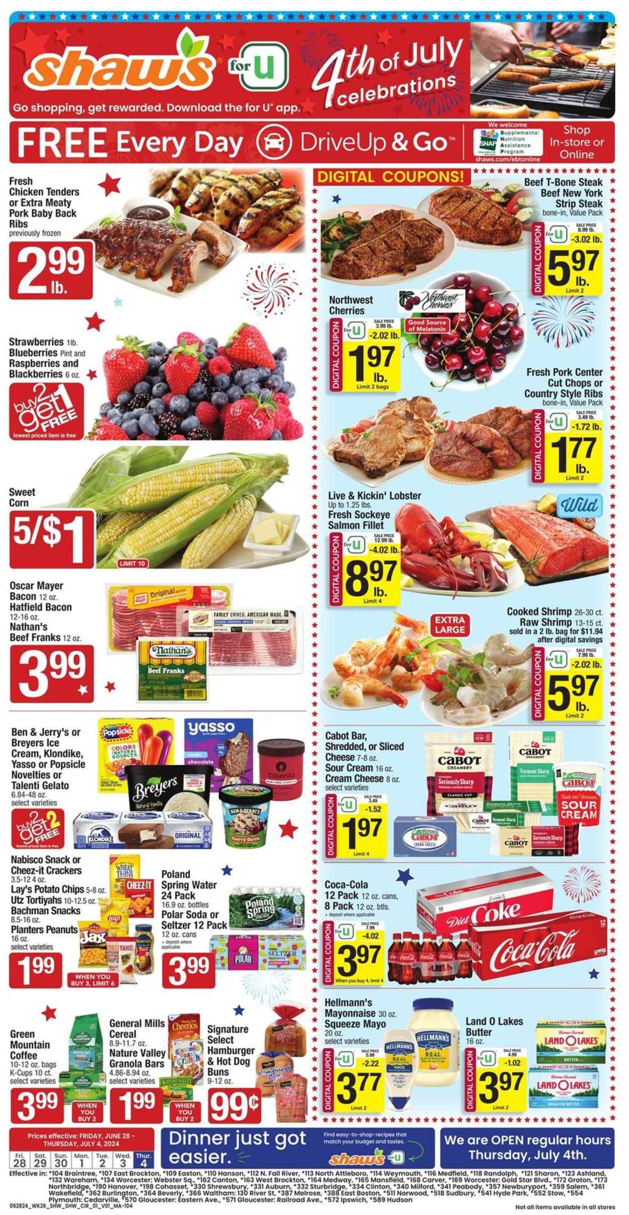 Shaw’s ad - 06/28/2024 - 07/04/2024. Page 1