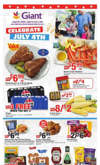 Giant Food Flyer - 06/28/2024 - 07/04/2024.