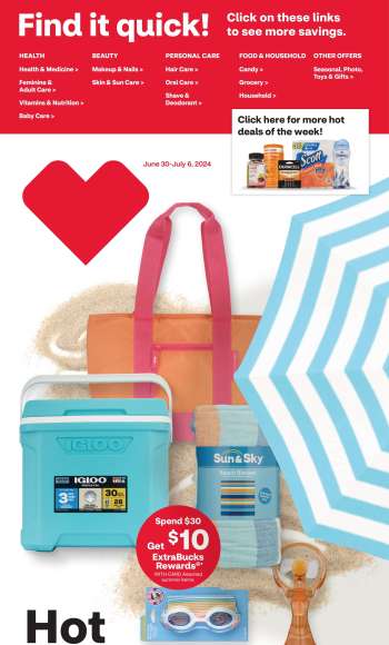 CVS Pharmacy Flyer - 06/30/2024 - 07/06/2024.