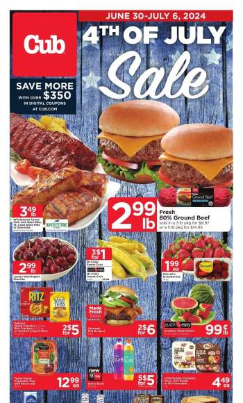 Cub Foods Flyer - 06/30/2024 - 07/06/2024.