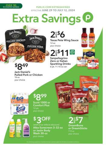 Publix Flyer - 06/29/2024 - 07/12/2024.