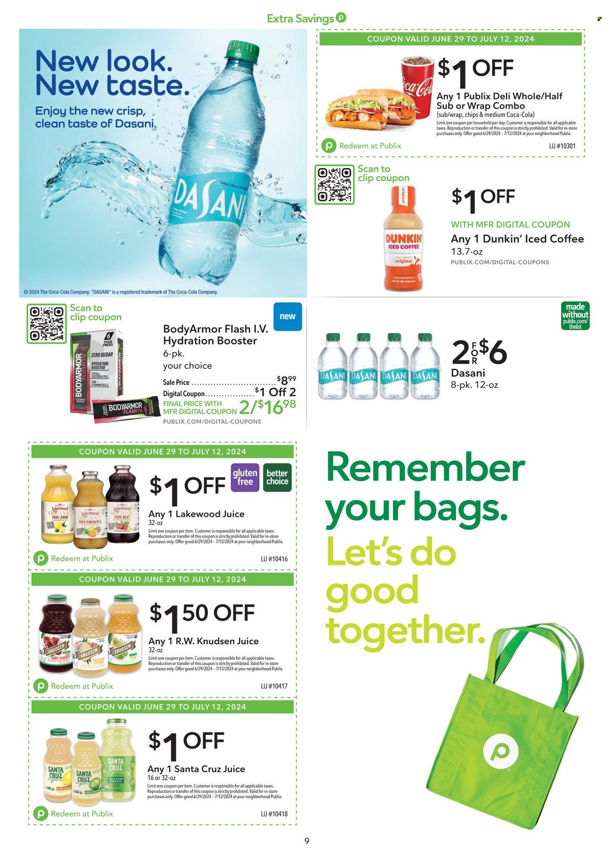 Publix ad - 06/29/2024 - 07/12/2024. Page 9