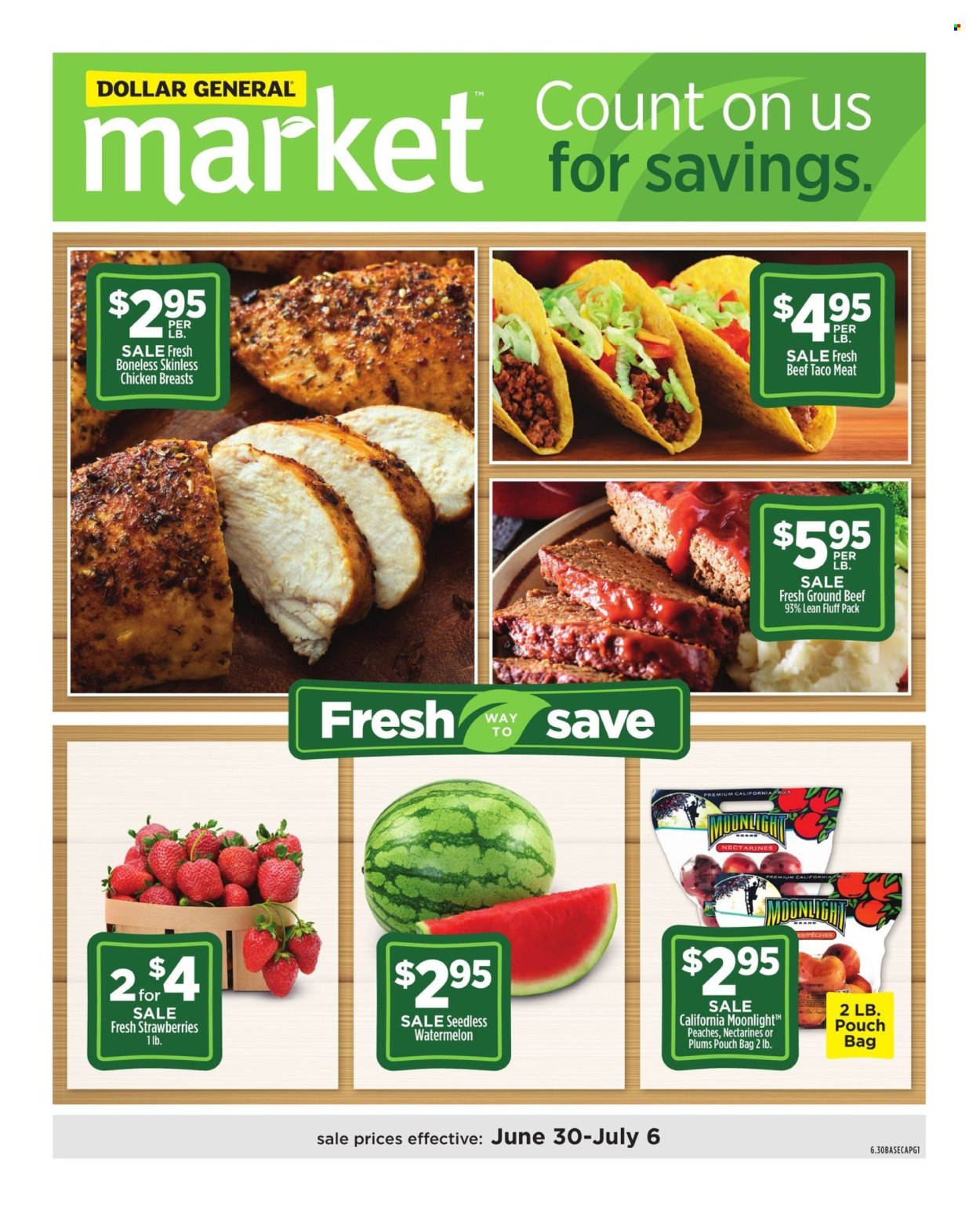 Dollar General ad - 06/30/2024 - 07/06/2024. Page 1