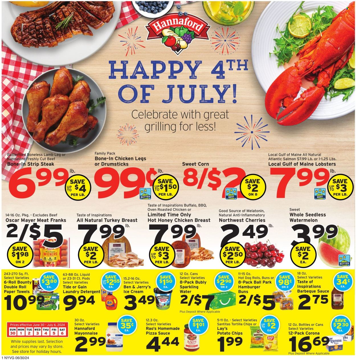 Hannaford ad - 06/30/2024 - 07/06/2024. Page 1