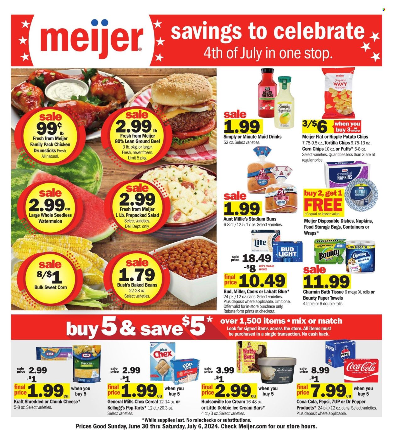 Meijer ad - 06/30/2024 - 07/06/2024. Page 1