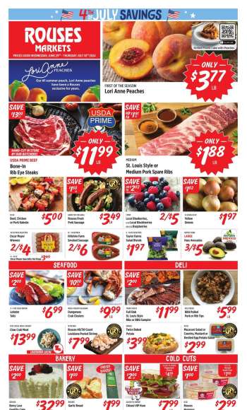 Rouses Markets Flyer - 06/29/2024 - 07/10/2024.