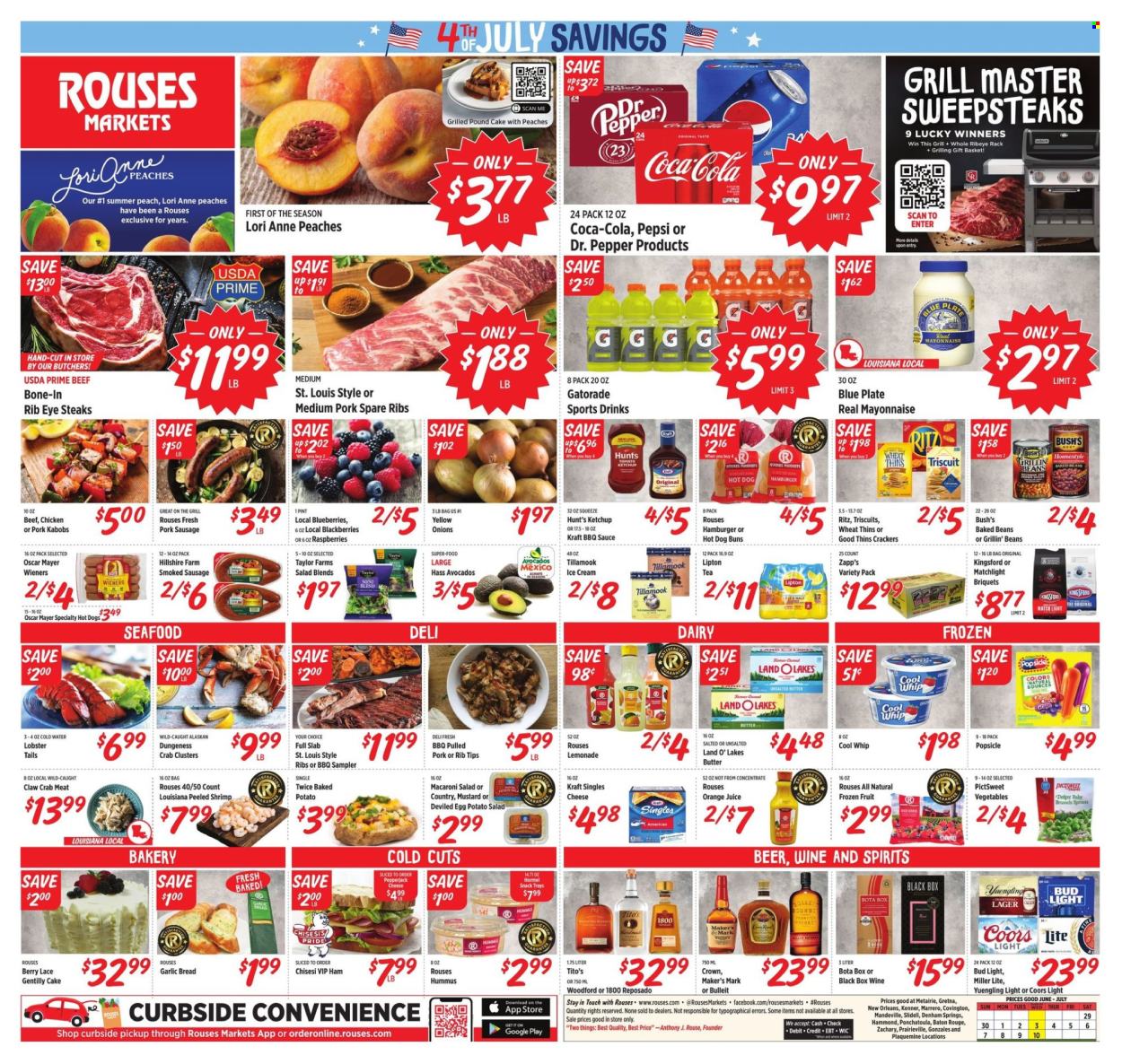 Rouses Markets ad - 06/29/2024 - 07/10/2024. Page 1