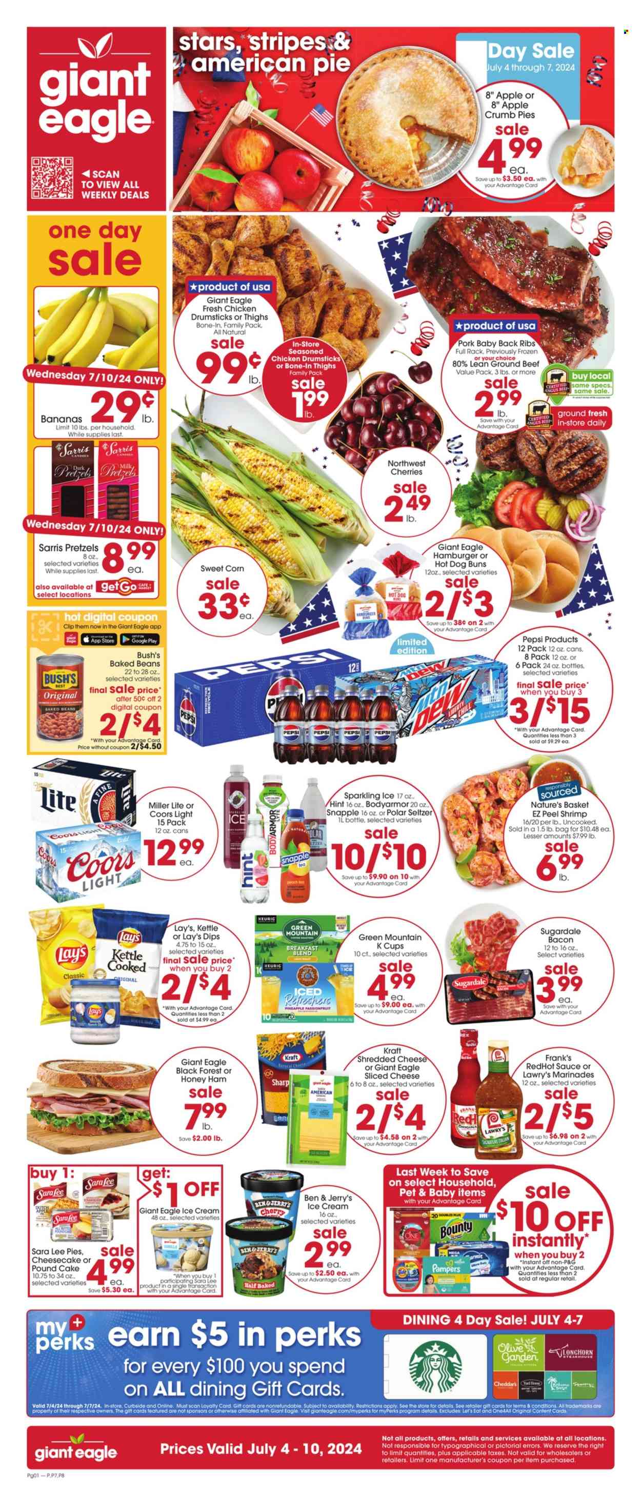 Giant Eagle ad - 07/04/2024 - 07/10/2024. Page 1