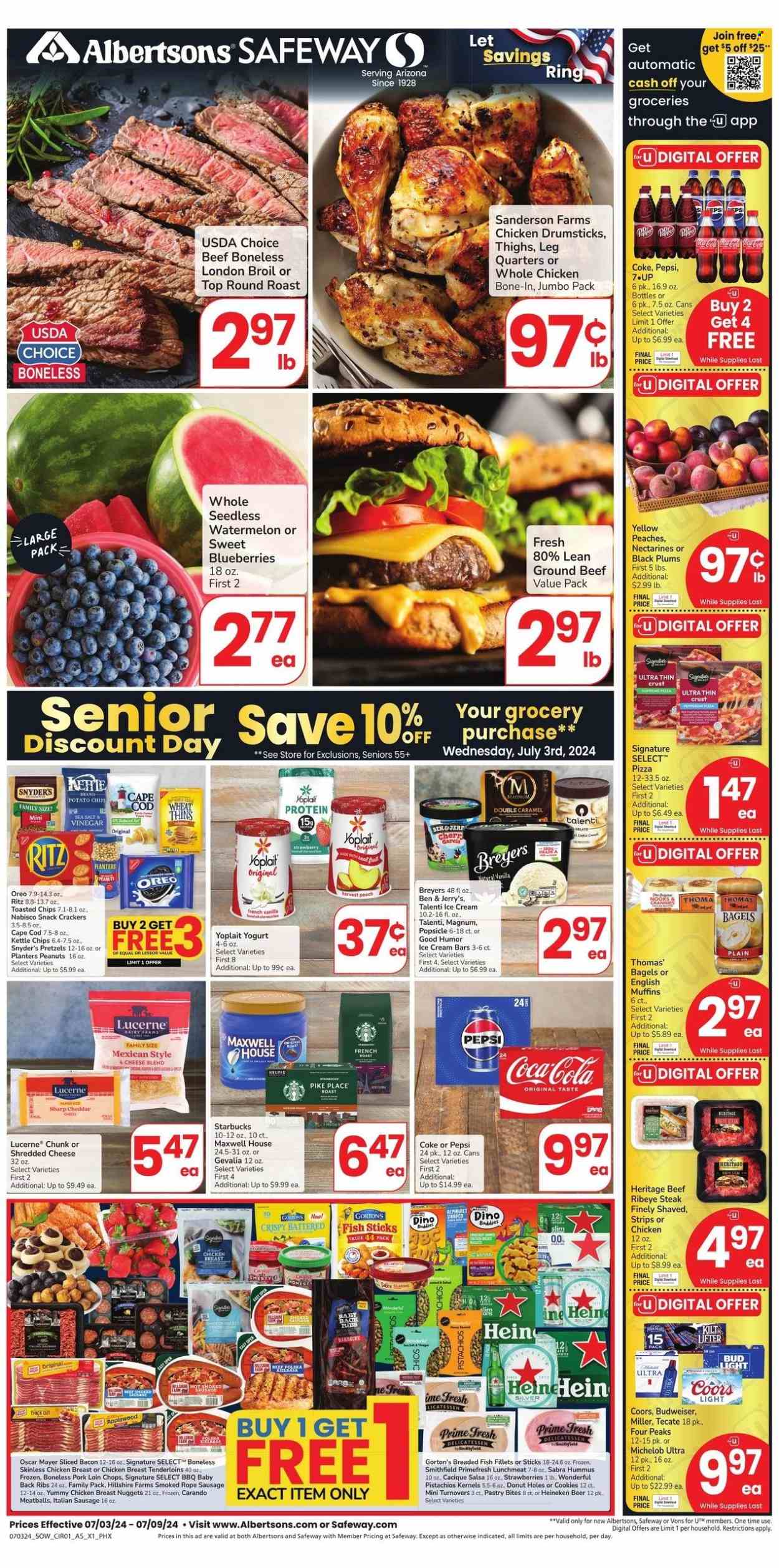 Safeway ad - 07/03/2024 - 07/09/2024. Page 1