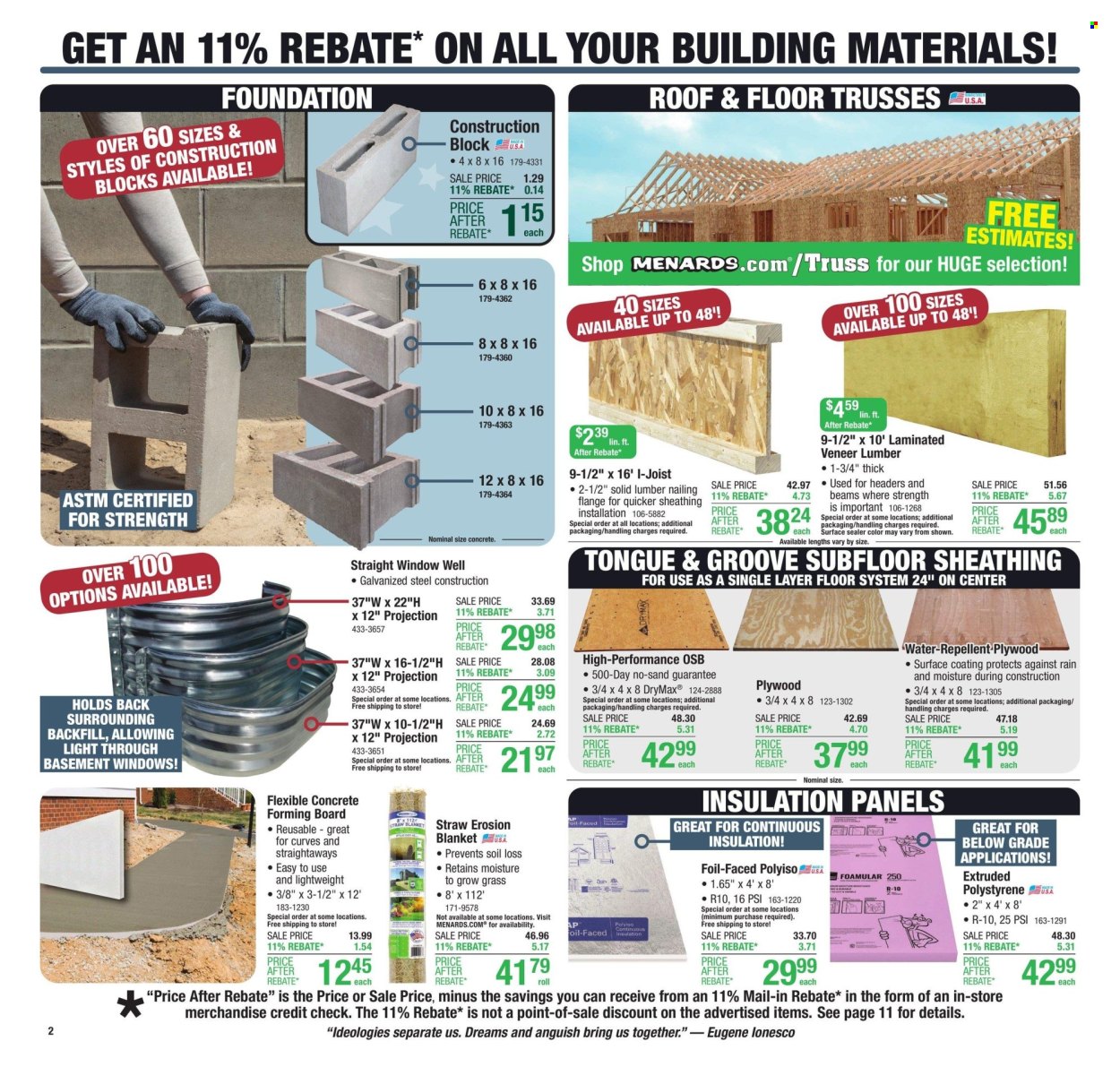 Menards ad - 07/04/2024 - 07/14/2024. Page 2
