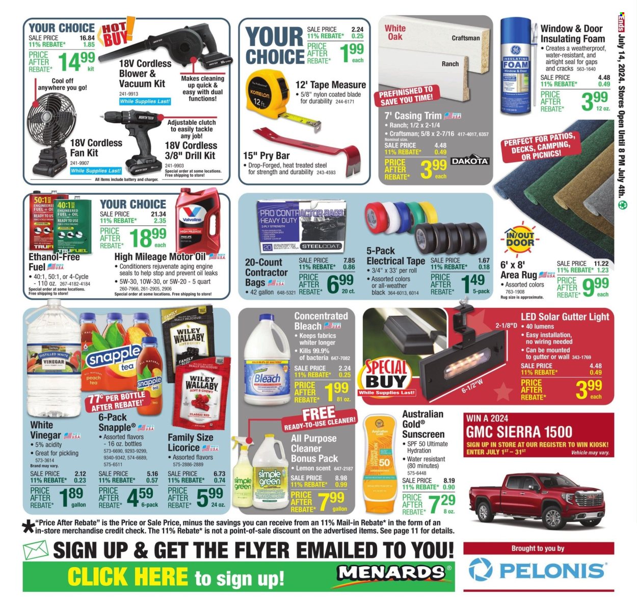Menards ad - 07/04/2024 - 07/14/2024. Page 22