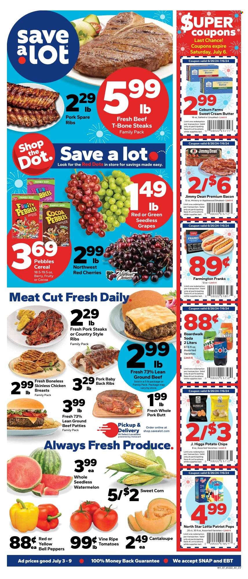 Save a Lot ad - 07/03/2024 - 07/09/2024. Page 1