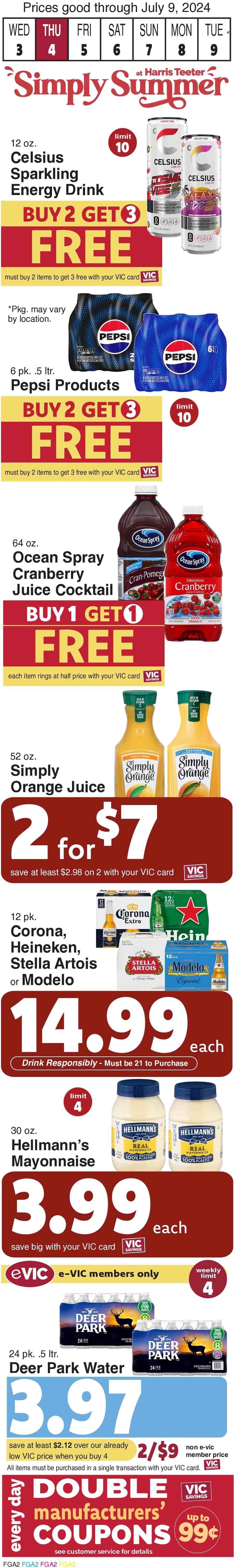 Harris Teeter ad - 07/03/2024 - 07/09/2024. Page 13