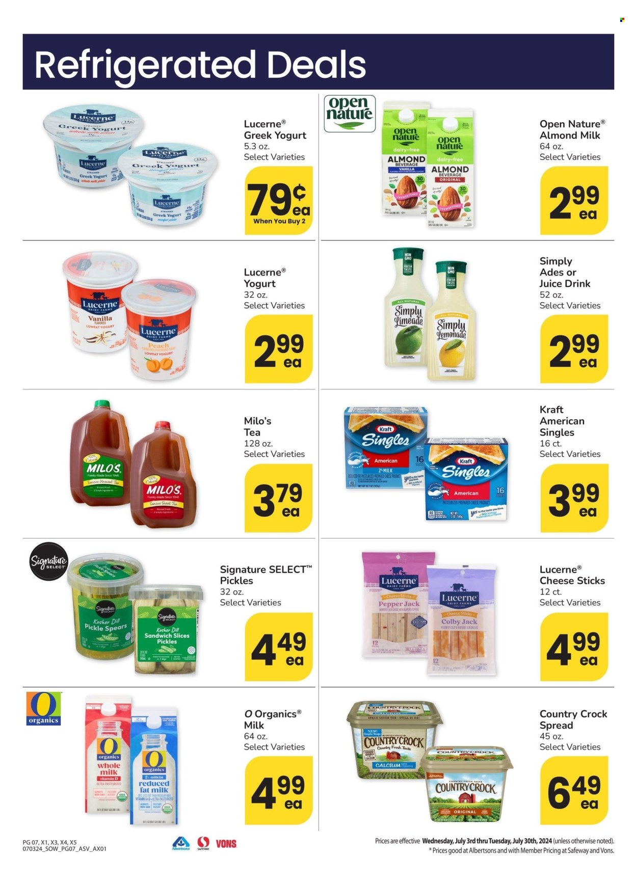 Safeway ad - 07/03/2024 - 07/30/2024. Page 7
