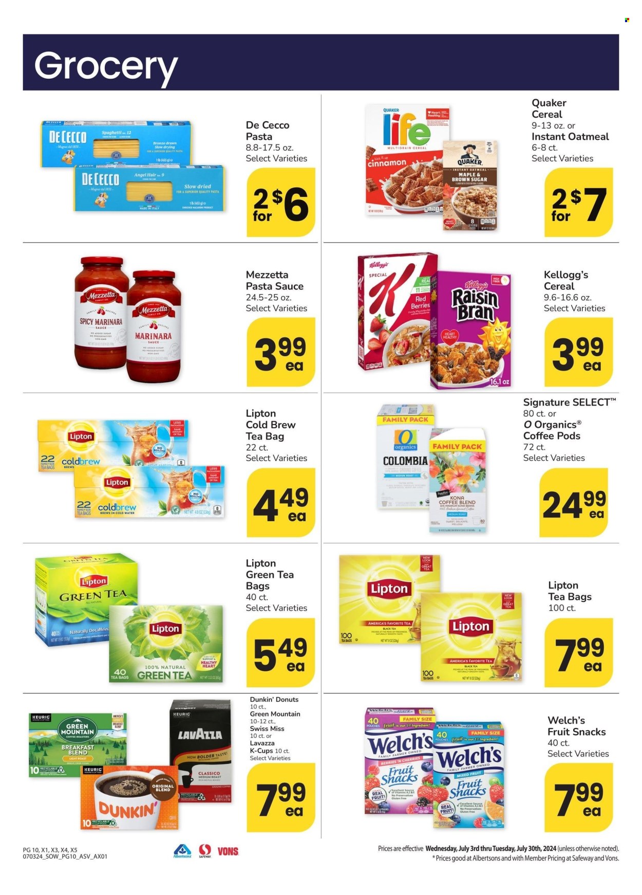 Safeway ad - 07/03/2024 - 07/30/2024. Page 10