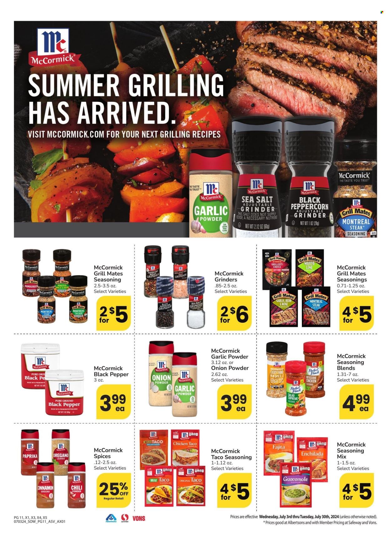 Safeway ad - 07/03/2024 - 07/30/2024. Page 11