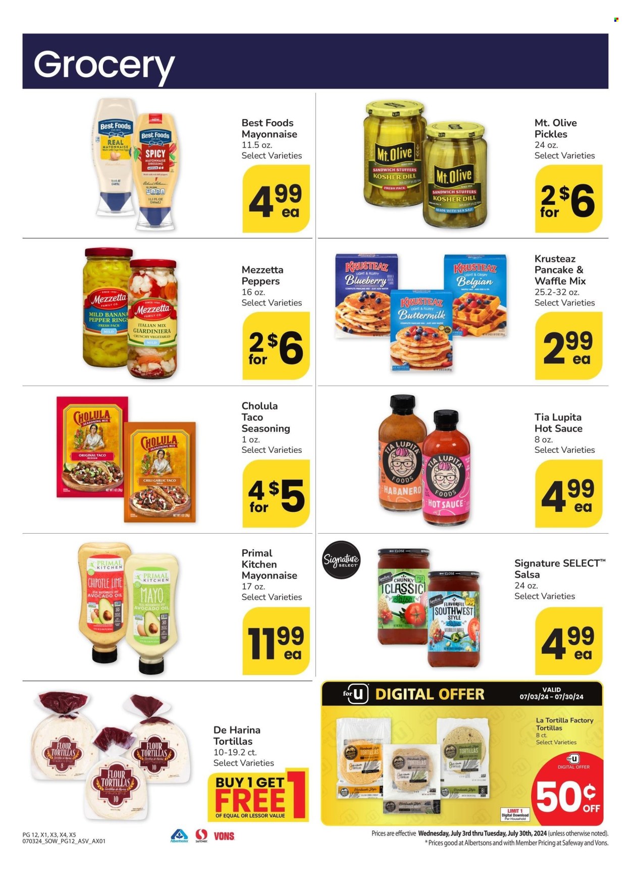 Safeway ad - 07/03/2024 - 07/30/2024. Page 12