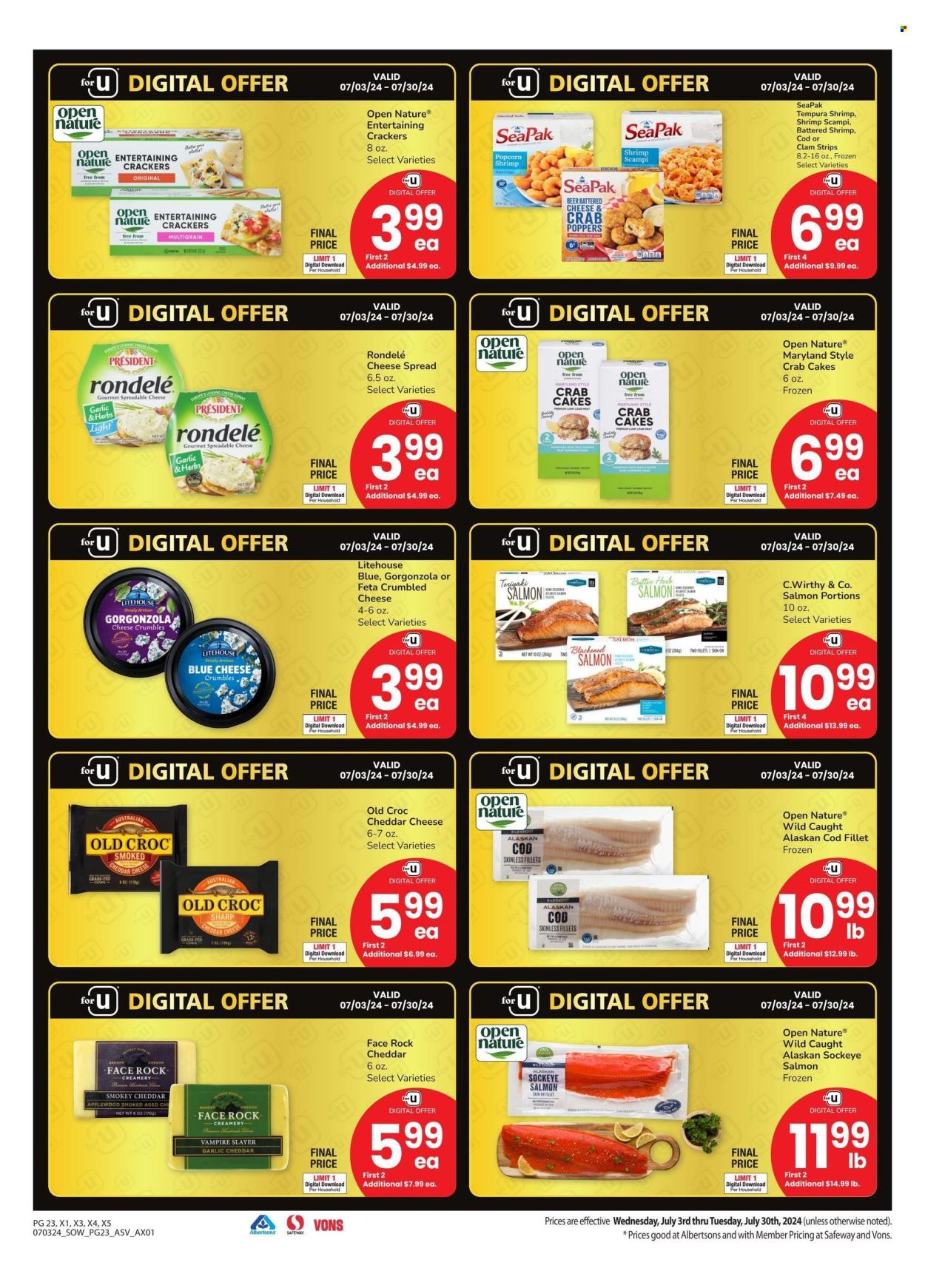 Safeway ad - 07/03/2024 - 07/30/2024. Page 23